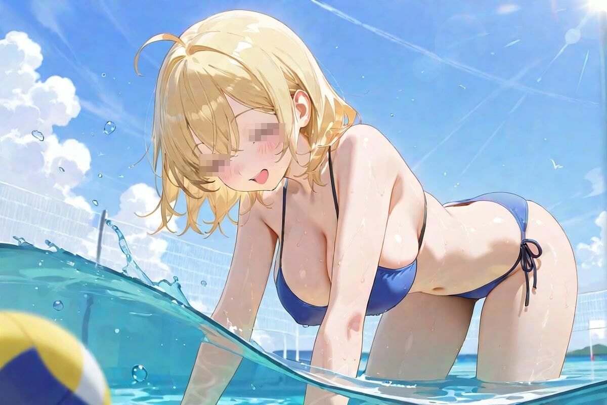 トップレス女子たちの乳揺れ水球がエロすぎた サンプル3ページ目