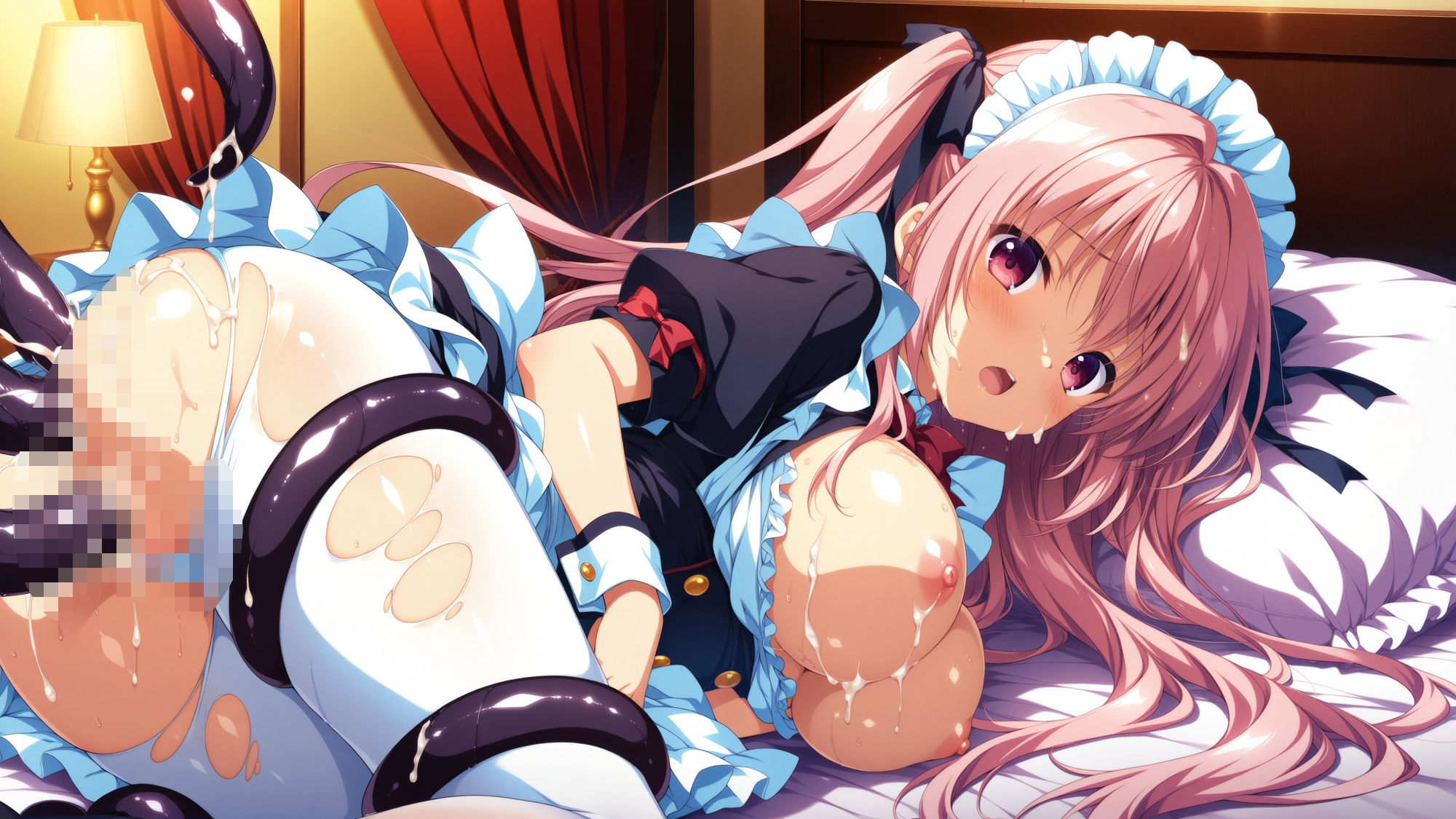 触手に囚われた少女達 〜メイド編〜 Vol.4 サンプル10ページ目