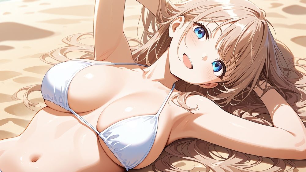 【450枚】爆乳銀髪＆茶髪モデルが撮影で発情！カメラマンと中出し撮影会 サンプル3ページ目