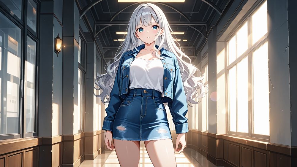 【450枚】爆乳銀髪＆茶髪モデルが撮影で発情！カメラマンと中出し撮影会 サンプル4ページ目