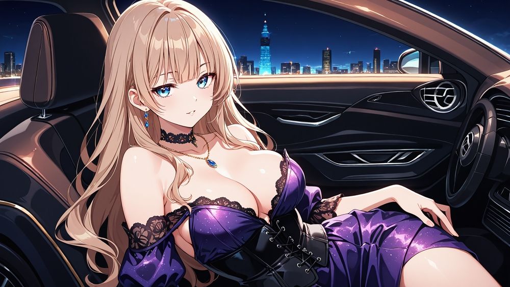 【450枚】爆乳銀髪＆茶髪モデルが撮影で発情！カメラマンと中出し撮影会 サンプル5ページ目