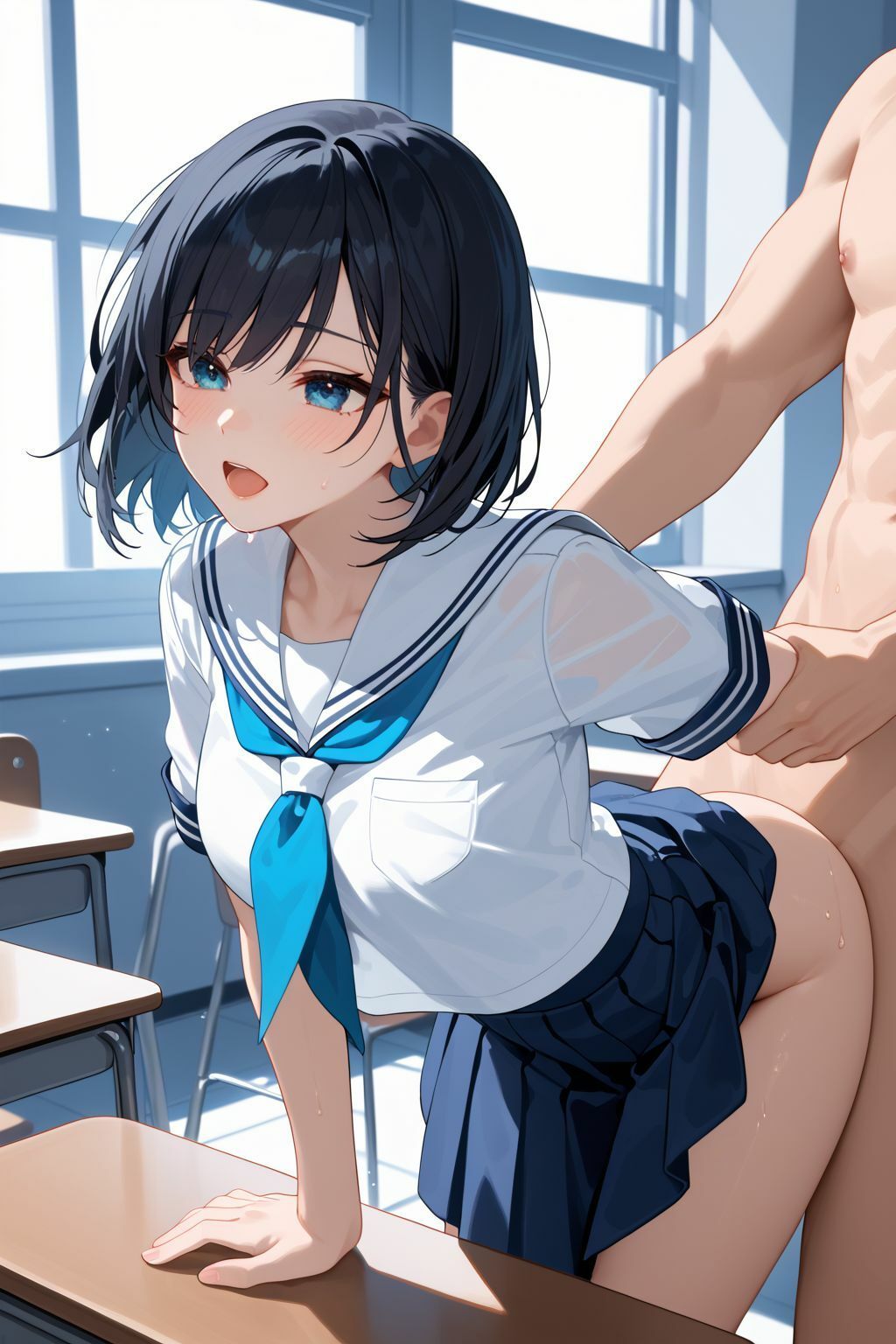 初めてできた彼女との学校生活がエロ過ぎた件2 サンプル5ページ目