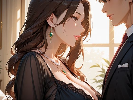 未亡人 寂しげな喪服姿の義母を抱きしめずにはいられなかった サンプル3ページ目