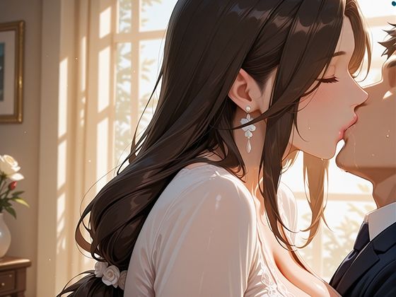 未亡人 寂しげな喪服姿の義母を抱きしめずにはいられなかった サンプル6ページ目