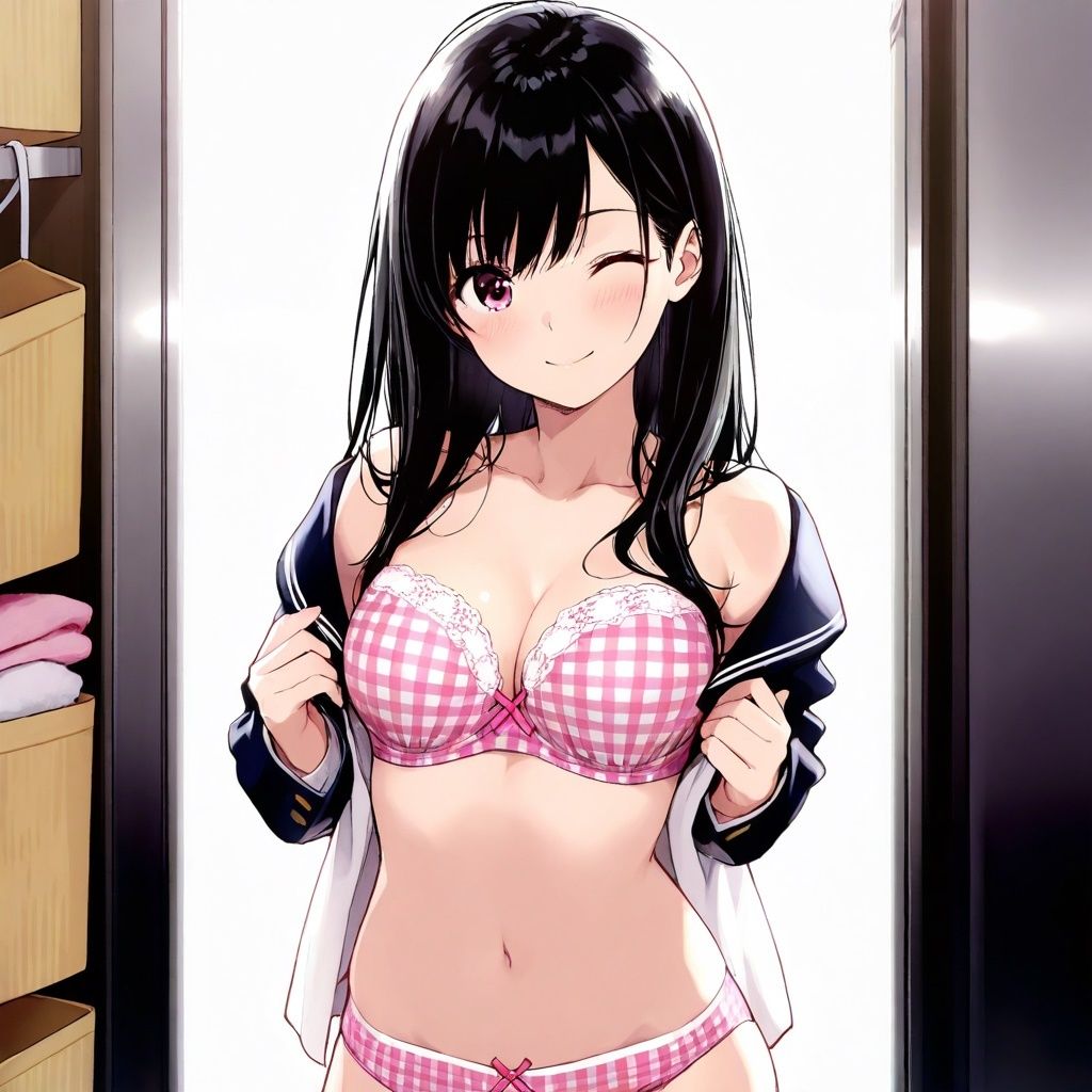 潜入女子更衣室  JK生着替え中 サンプル2ページ目
