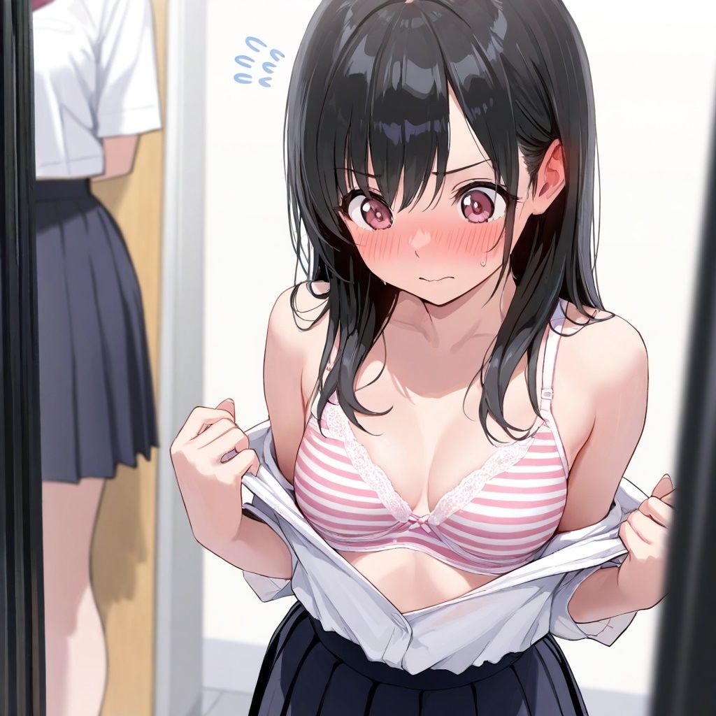 潜入女子更衣室  JK生着替え中 サンプル10ページ目