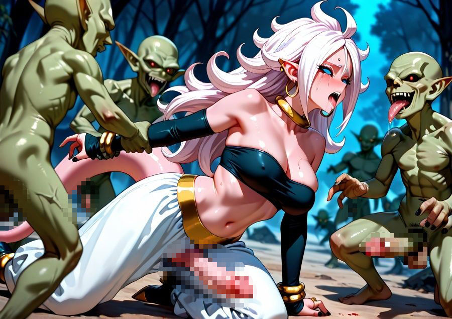 双性を与えられし者の試練 ドラゴ〇ボール:人造人間21号（変身） サンプル7ページ目