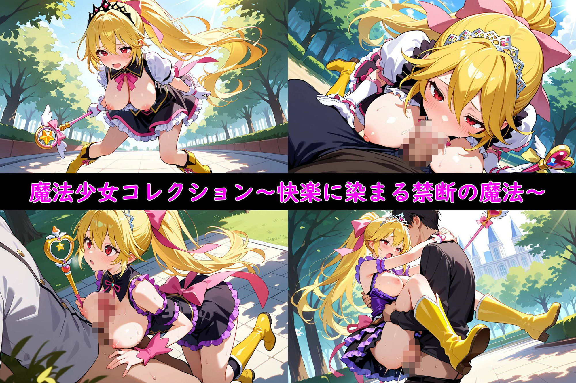 魔法少女コレクション〜快楽に染まる禁断の魔法〜 サンプル2ページ目
