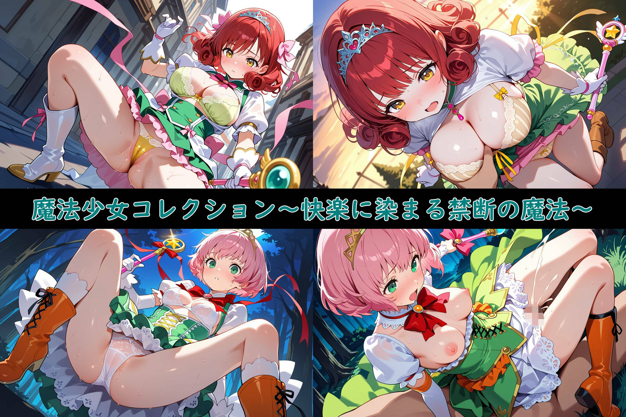 魔法少女コレクション〜快楽に染まる禁断の魔法〜 サンプル3ページ目
