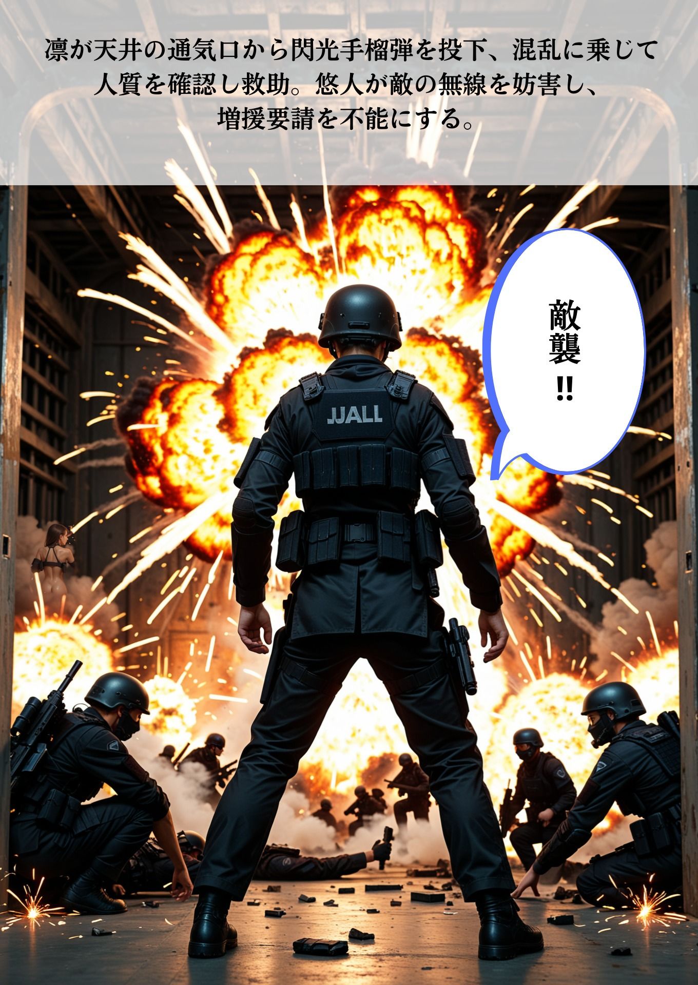 女機動隊隊長 サンプル2ページ目