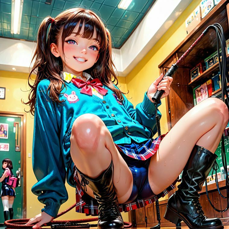 JK制服＋ブーツの女王たち1 サンプル8ページ目