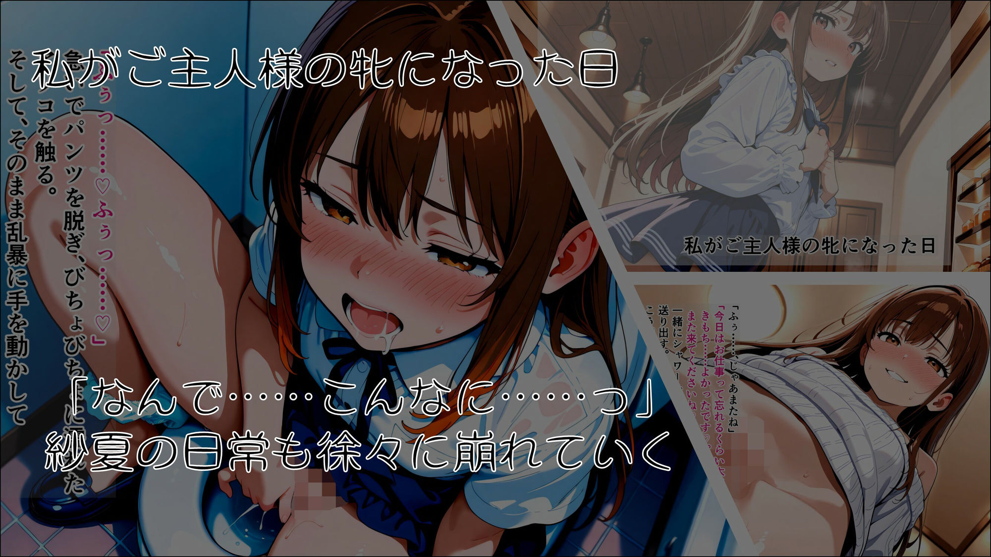 女神のスキルを手に入れたご主人様に、牝に堕とされた私たちの記録 紗夏編 Part2.私がご主人様の牝になった日 サンプル3ページ目