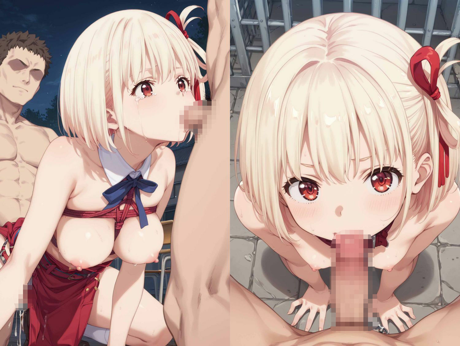 敗北した錦木千束 サンプル2ページ目
