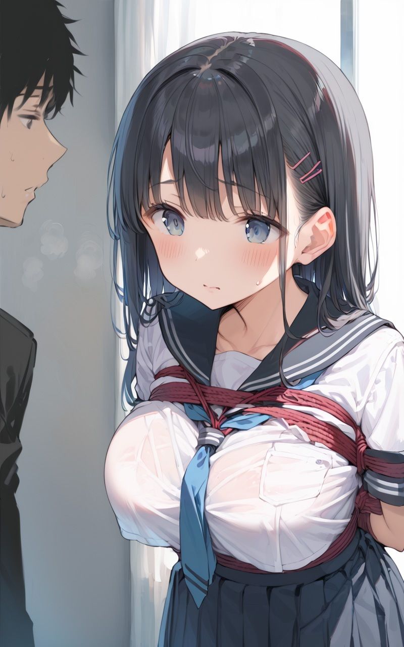 親友の彼女を寝取り拘束プレイする話 サンプル7ページ目