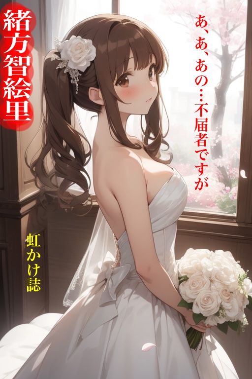 虹かけ誌   アイドルマスター  イラスト集28 緒方智絵里    あ、あ、あの…不届者ですが サンプル1ページ目