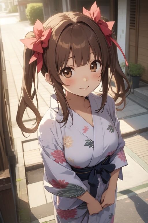 虹かけ誌   アイドルマスター  イラスト集28 緒方智絵里    あ、あ、あの…不届者ですが サンプル6ページ目
