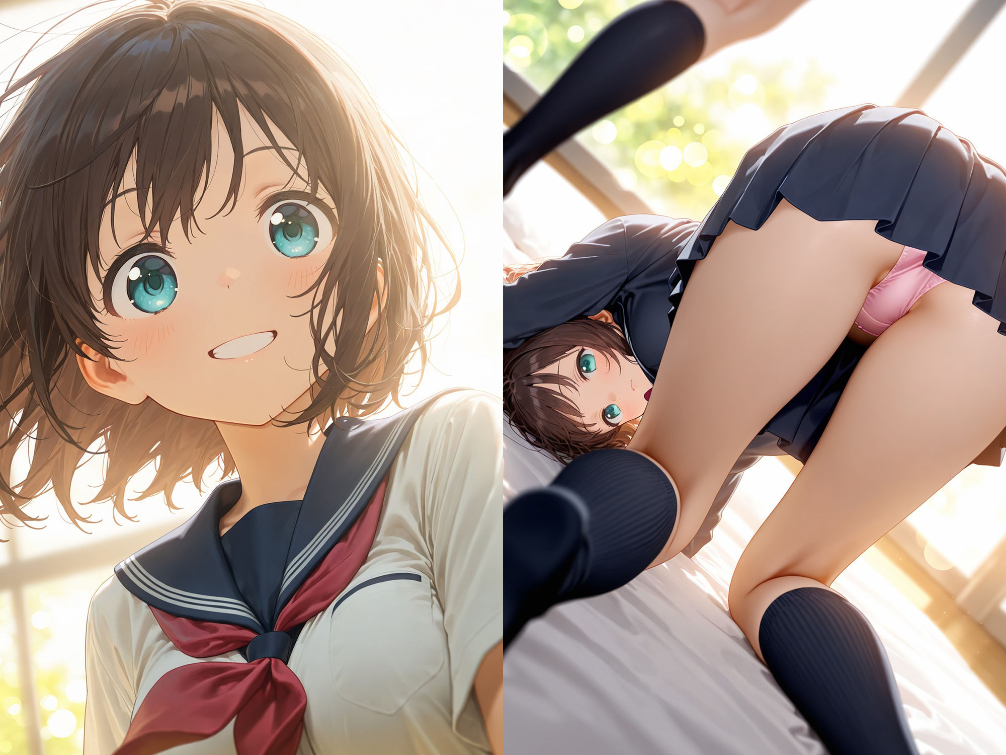 快楽堕ち（ハート）女子校生 サンプル2ページ目