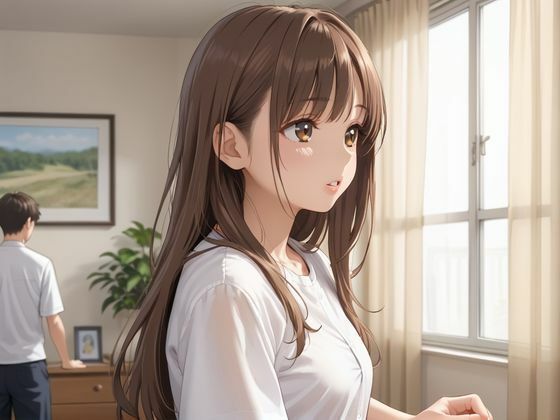 巨乳な後輩の家に誘われてHな関係に サンプル1ページ目