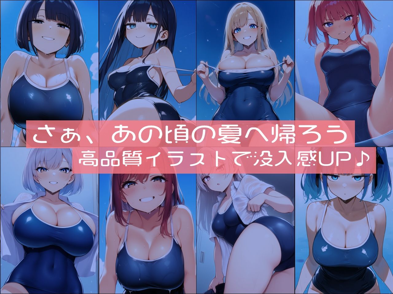 スク水美少女図鑑vol.1 サンプル2ページ目