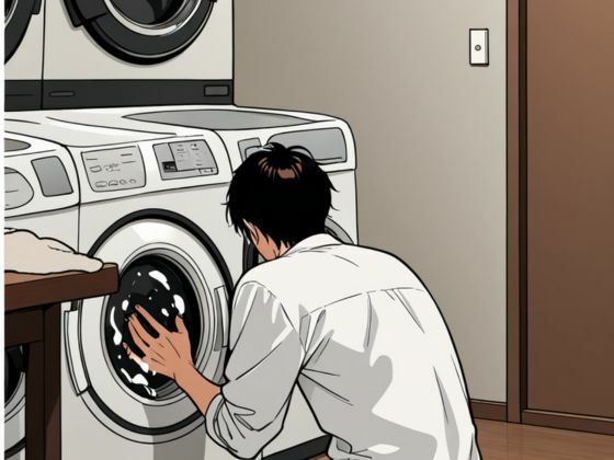 コインランドリーで寝落ちしてしてしまった私は下着泥のテクに感じてしまい サンプル8ページ目