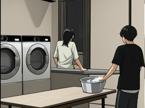 コインランドリーで寝落ちしてしてしまった私は下着泥のテクに感じてしまい サンプル10ページ目