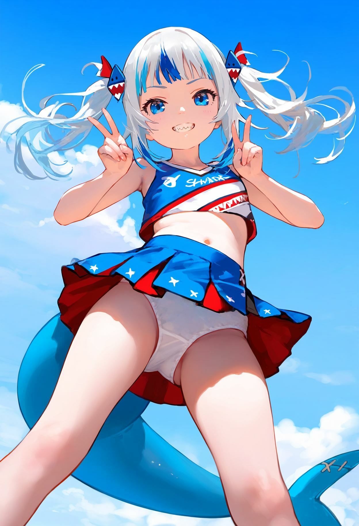 がうる・ぐら2 大量ぱんつ（セーラー服・チアガール） サンプル4ページ目