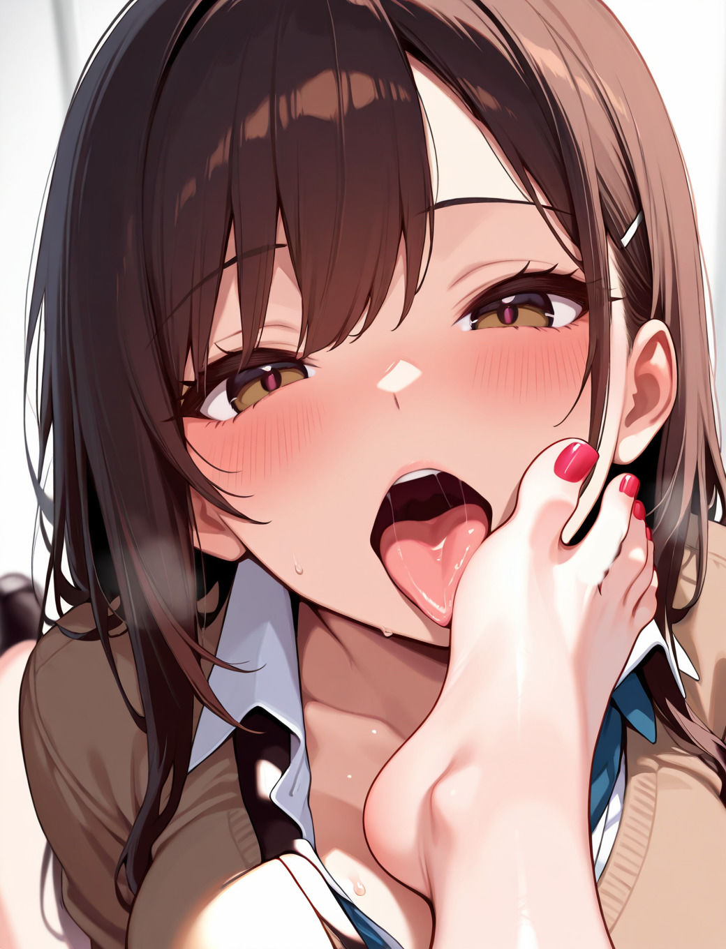 爆乳ソープ部部員とコスプレSEXするお話。 サンプル9ページ目
