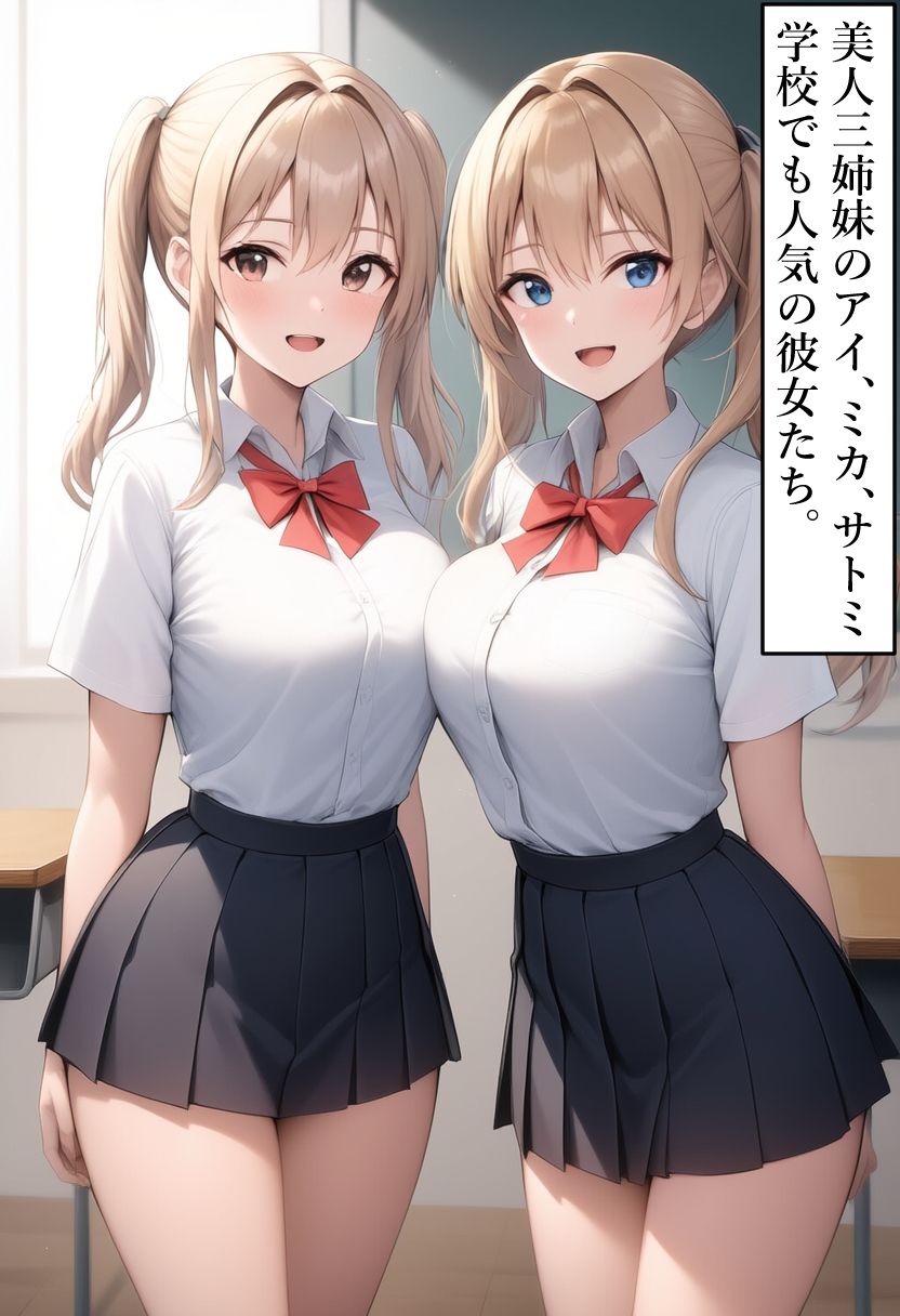 女子校生機械姦  〜改造された三姉妹〜 サンプル1ページ目