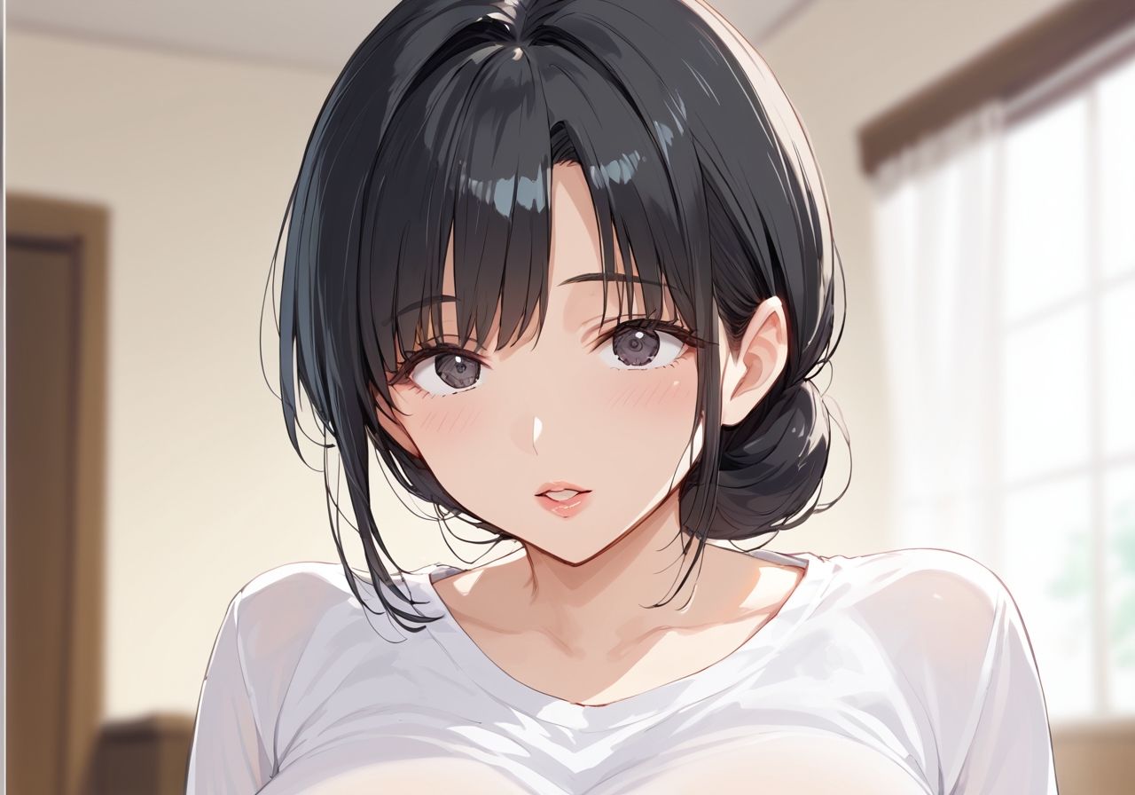 相部屋NTR巨乳上司と不倫セックス サンプル1ページ目