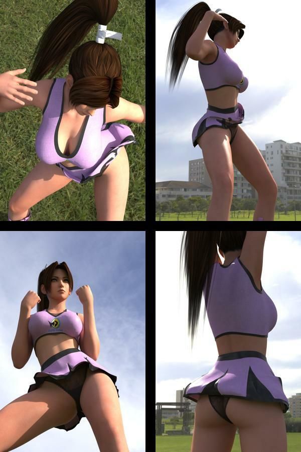 【TD100】元祖セクシー女性格闘家『不知火舞（しらぬいまい）』の写真集SexyNinja-34 サンプル2ページ目