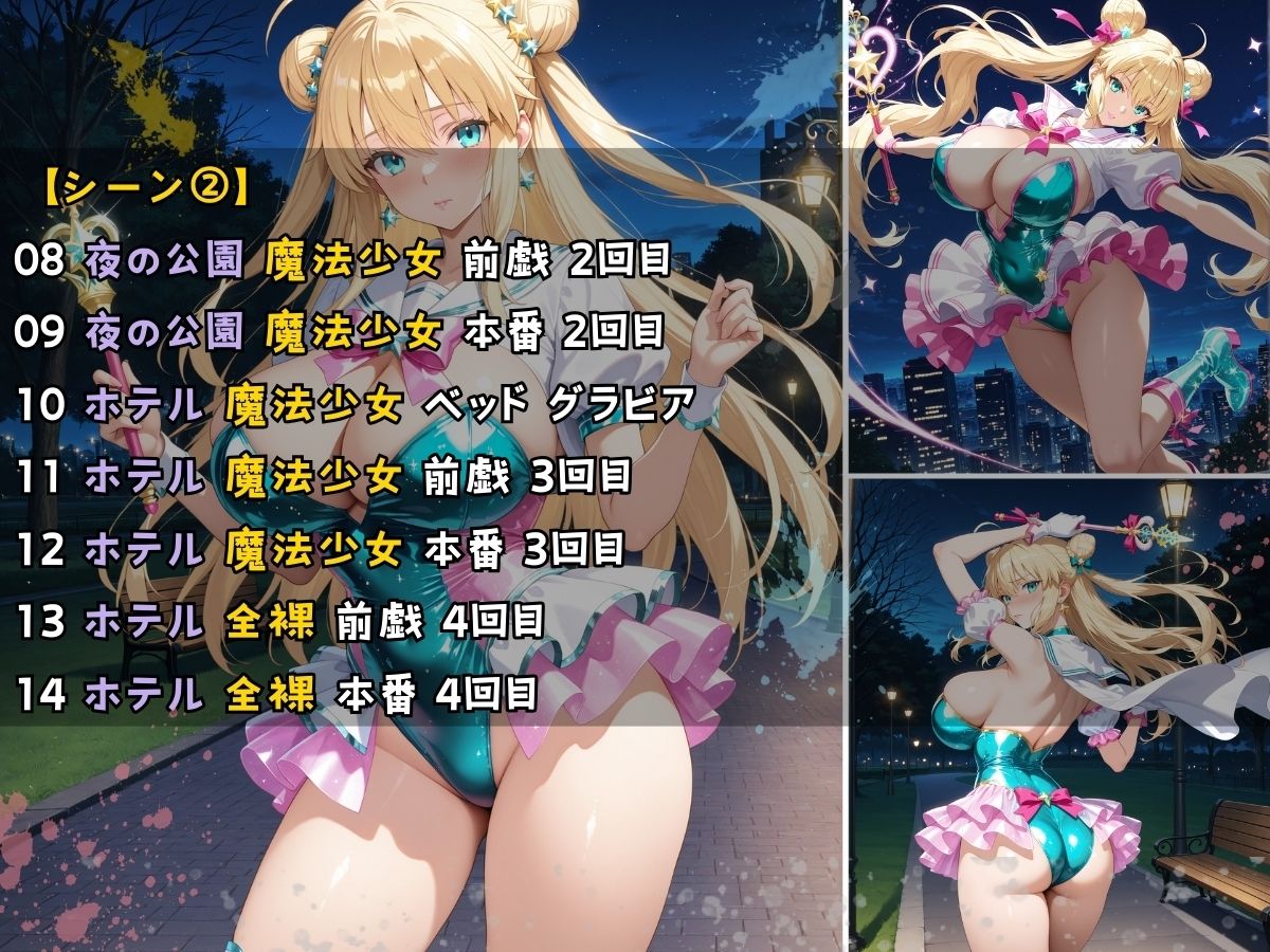 魔法少女コスチュームを着てエッチなことをする話 サンプル5ページ目