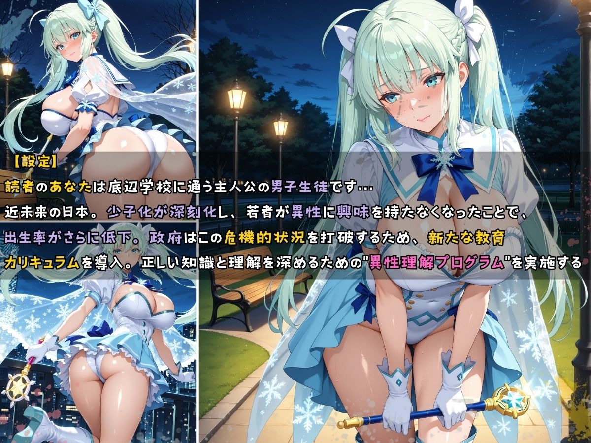 魔法少女コスチュームを着てエッチなことをする話 サンプル6ページ目