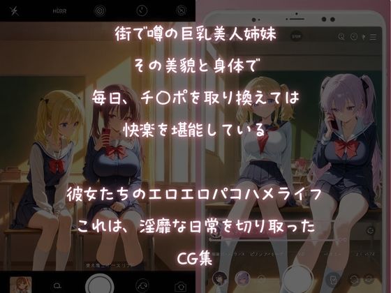 街で噂の巨乳姉妹、毎日パコハメ淫乱日誌 サンプル1ページ目