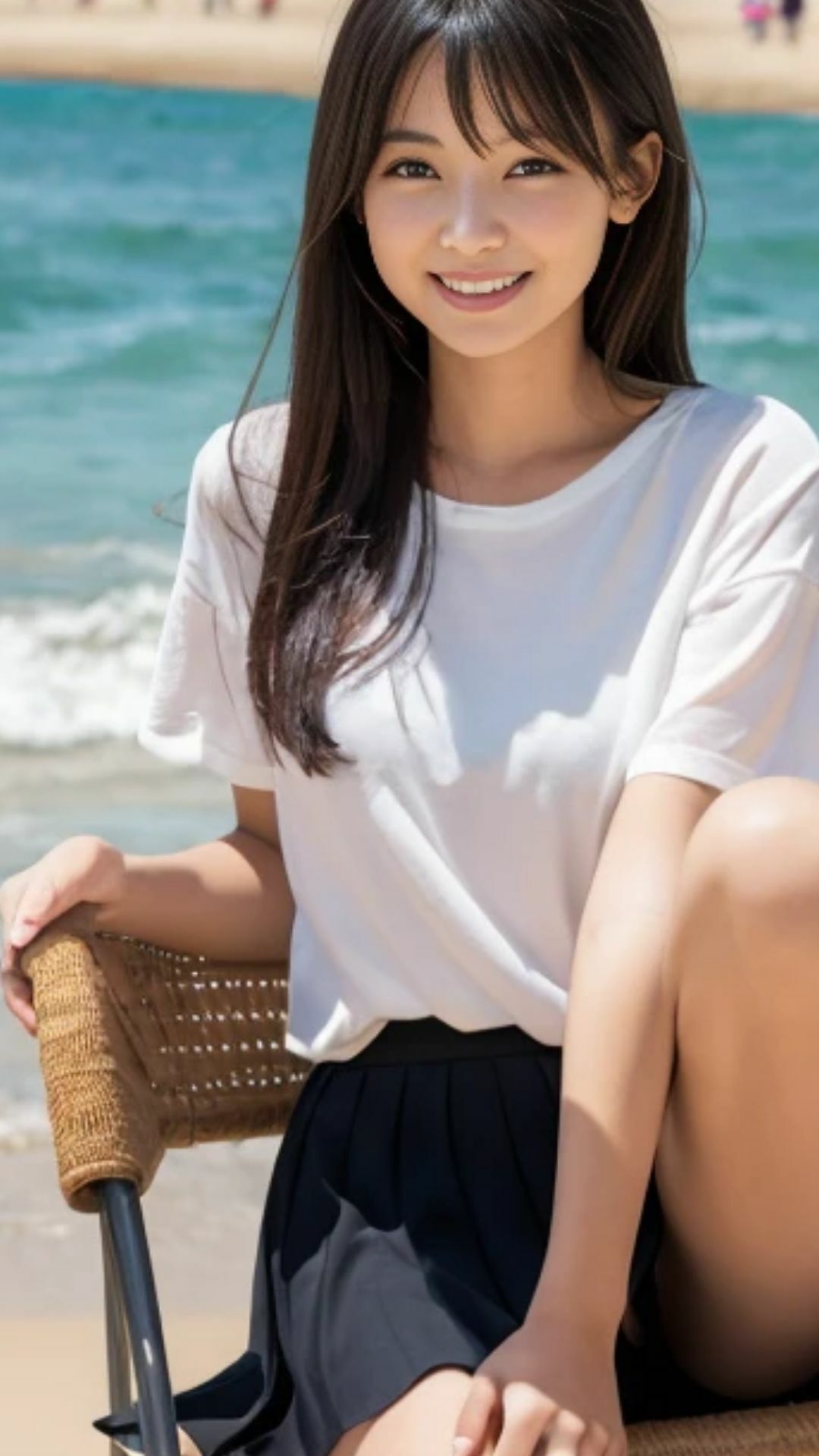 気になるデルタ！椅子に座った女性がミニスカートをはいていたら気になってしょうがない サンプル5ページ目