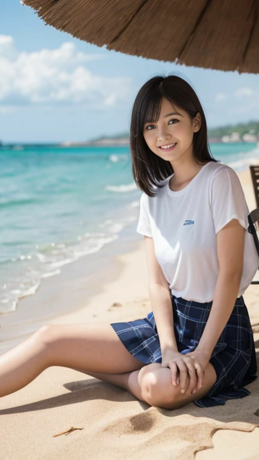 気になるデルタ！椅子に座った女性がミニスカートをはいていたら気になってしょうがない サンプル8ページ目