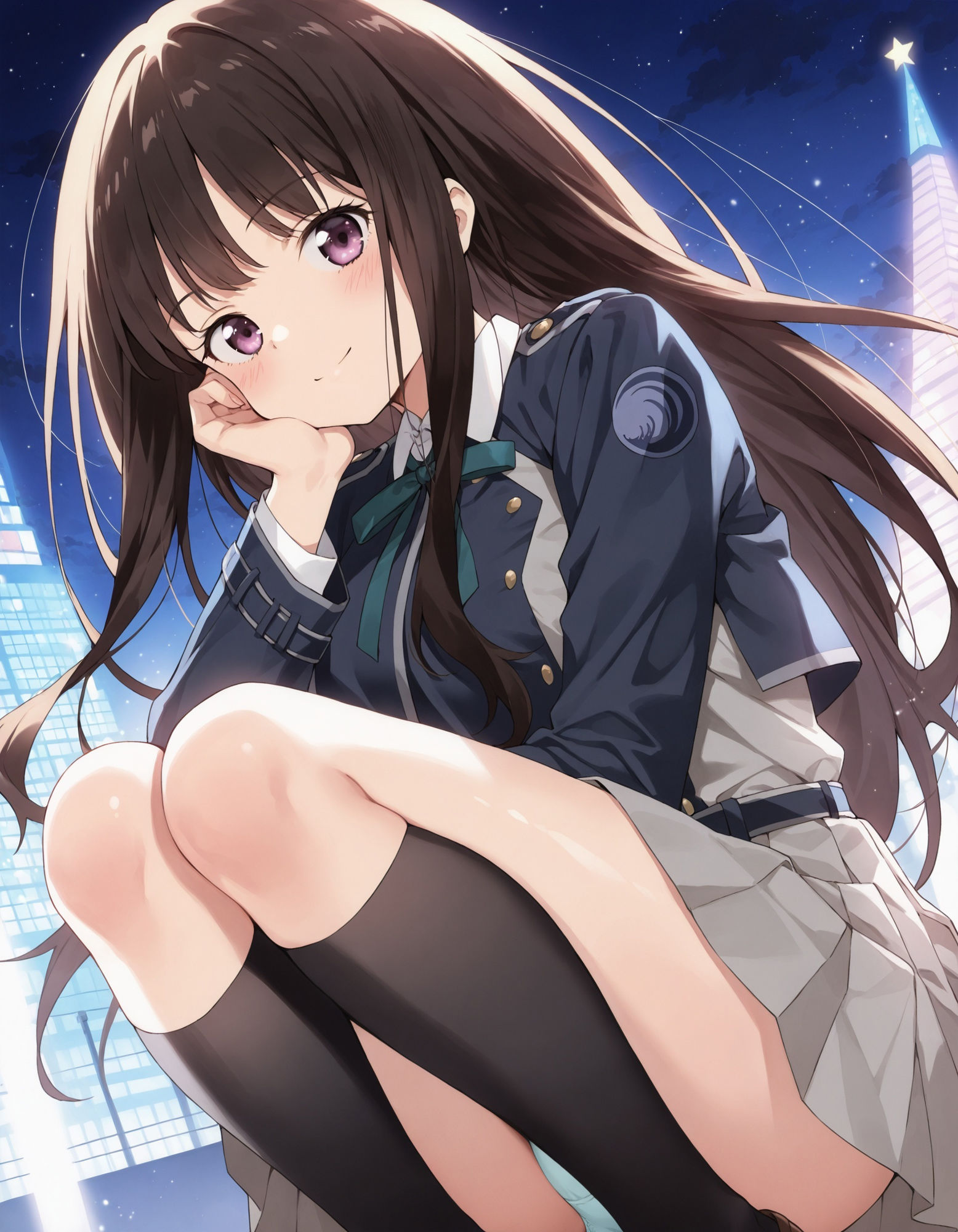 井ノ〇たきなのパンチラ〜リ〇リス服編〜 サンプル4ページ目