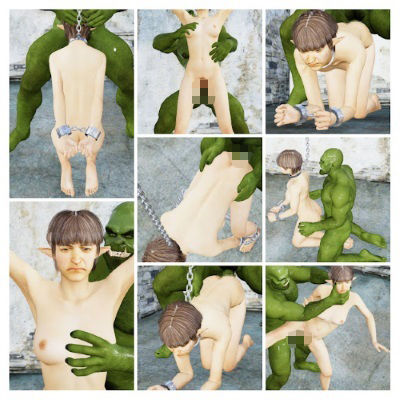 エルフ剣士敗北 サンプル1ページ目