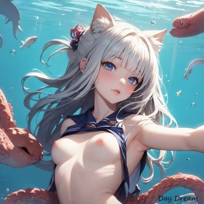 猫耳水族館R サンプル2ページ目