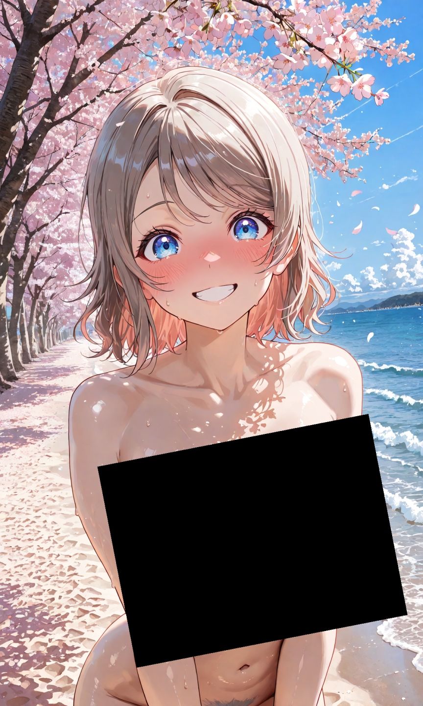 渡辺曜ちゃんのえっちな写真集vol.2〜春の晴れた昼の海編〜 サンプル2ページ目