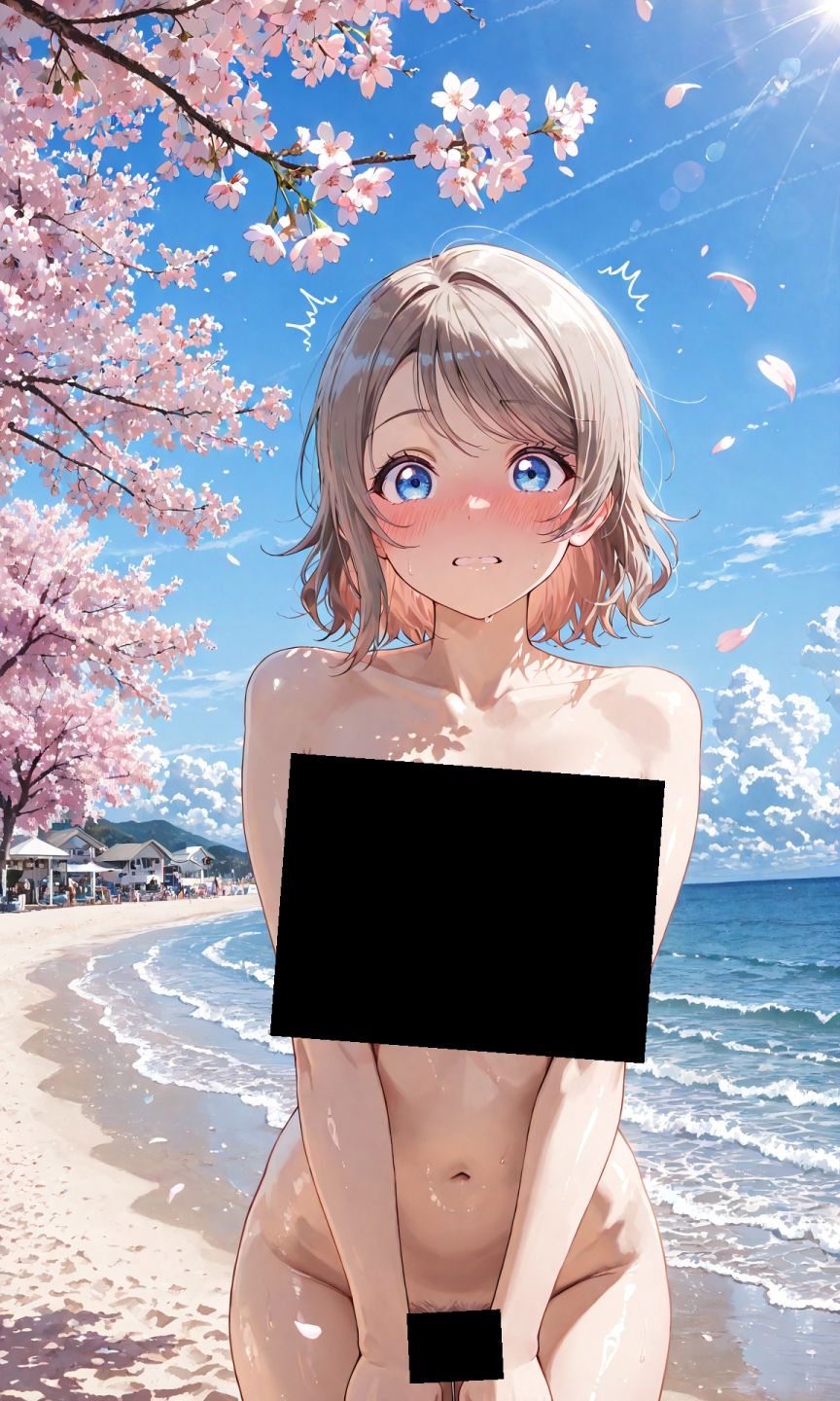 渡辺曜ちゃんのえっちな写真集vol.2〜春の晴れた昼の海編〜 サンプル7ページ目