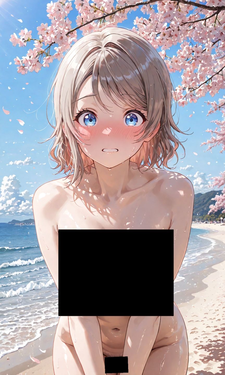 渡辺曜ちゃんのえっちな写真集vol.2〜春の晴れた昼の海編〜 サンプル8ページ目