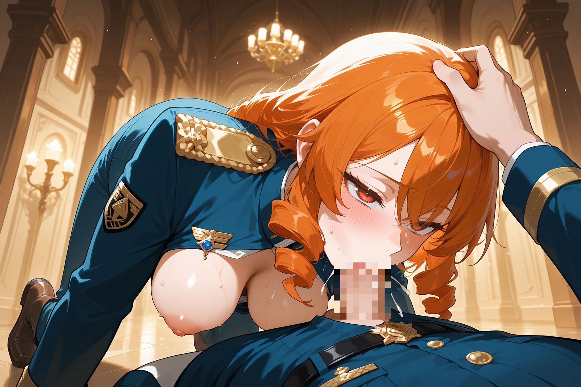 爆乳ギャルと中出し性生活  軍服編 vol.1 ［CG500枚］［4Kイラスト］ サンプル6ページ目