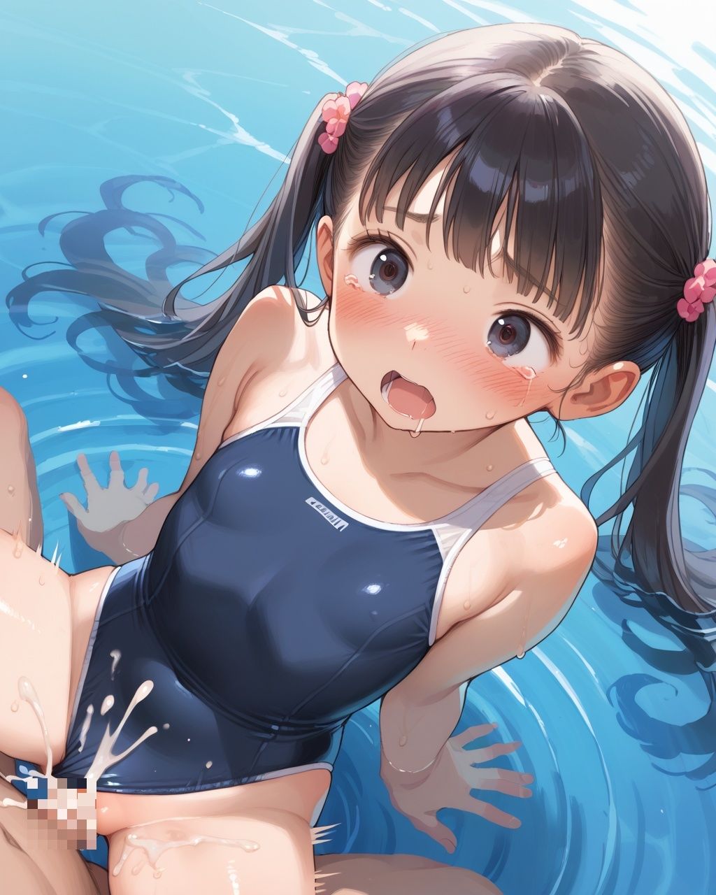 えっちに夢中なスク水ちっぱい妹が誘惑してきたので大量な中出しした サンプル3ページ目