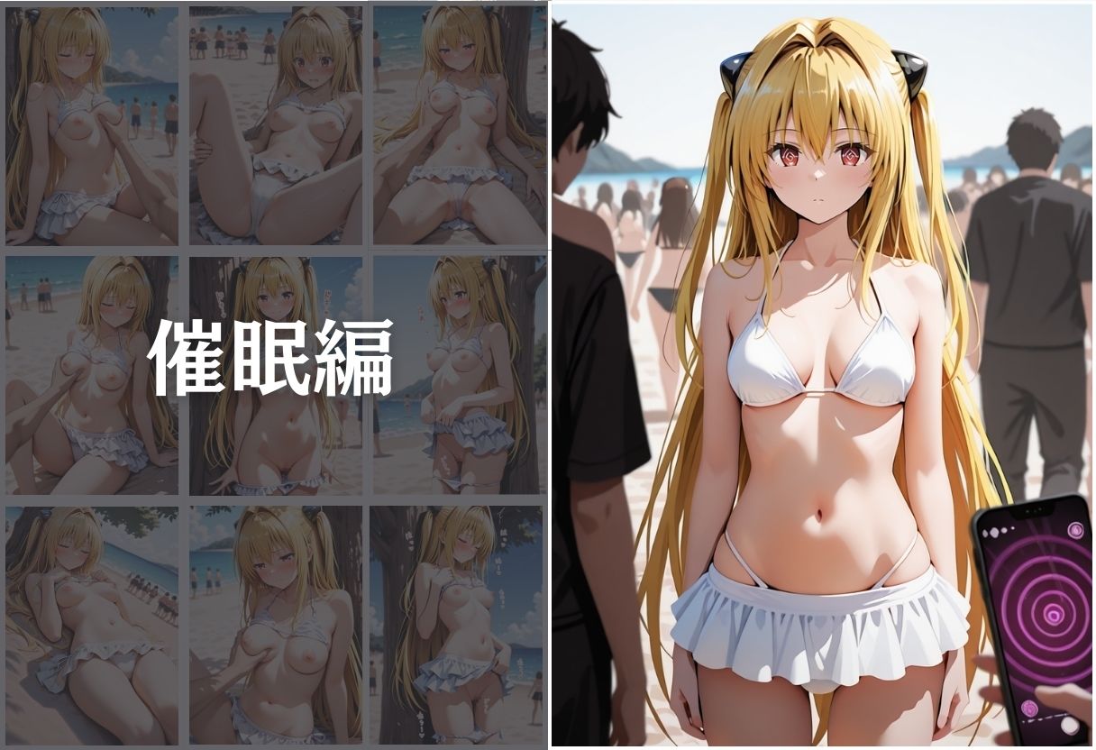 催●ビーチ〜金色の闇編〜 サンプル5ページ目