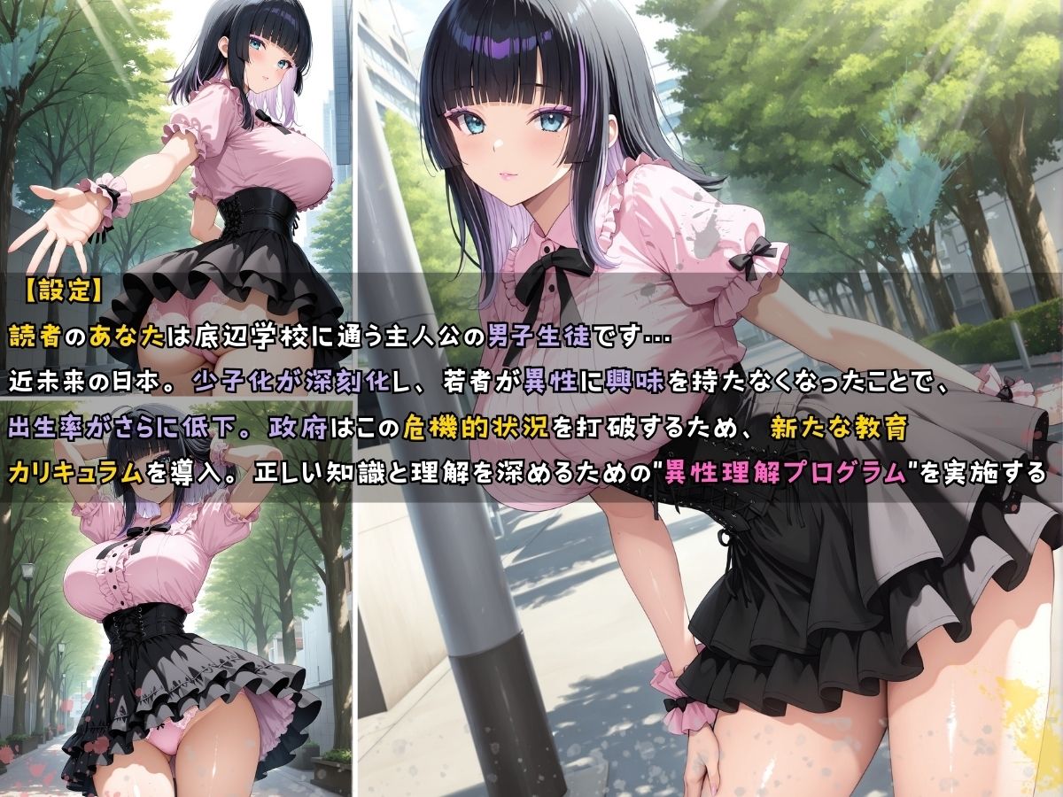 地雷系ファッションを着てエッチなことをする話 サンプル6ページ目
