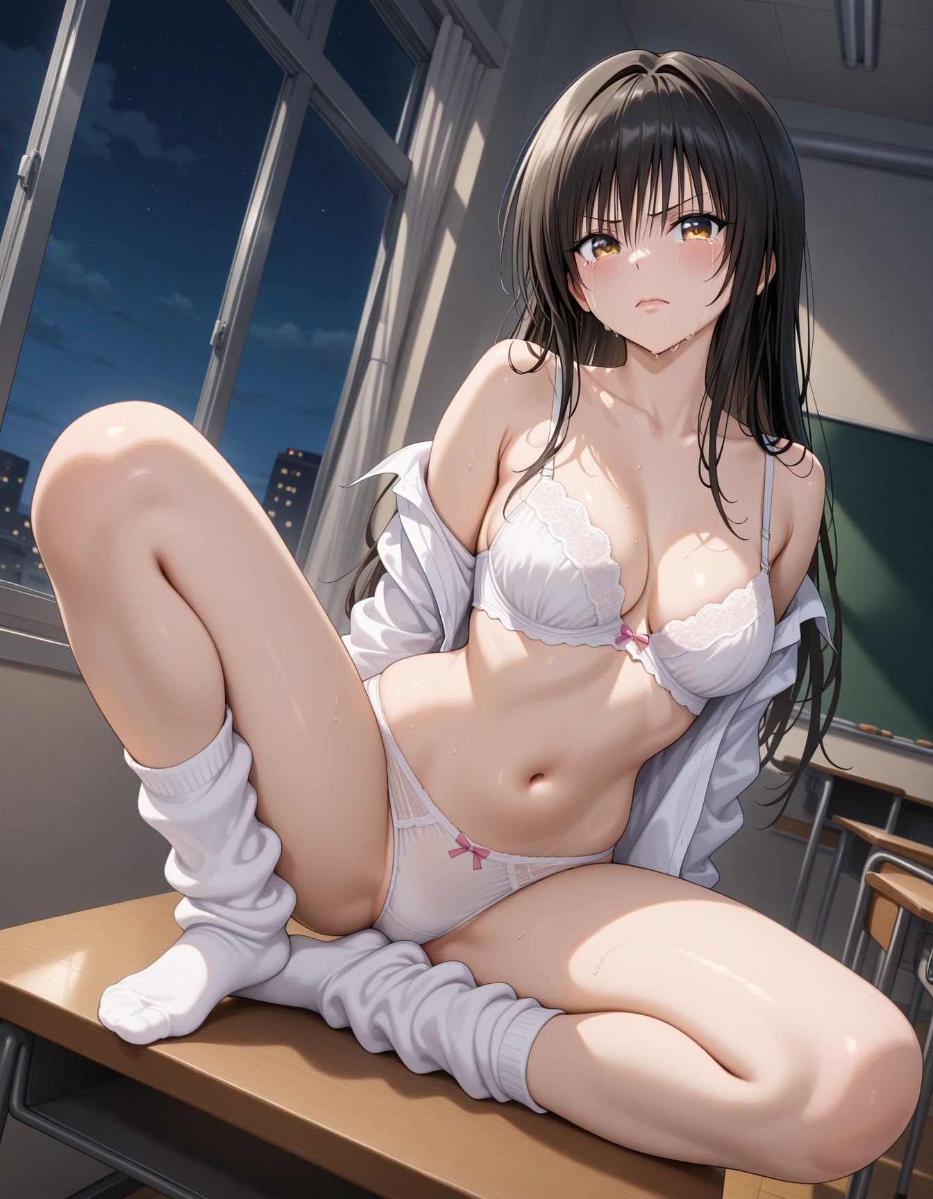 キモデブ男に犯●れた少女 サンプル4ページ目
