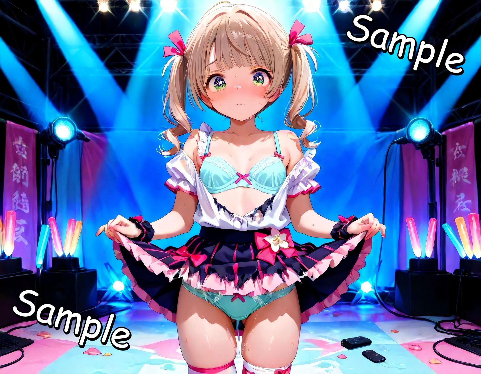 清純派アイドルが秘密の握手会でファンとヤっている話 サンプル1ページ目