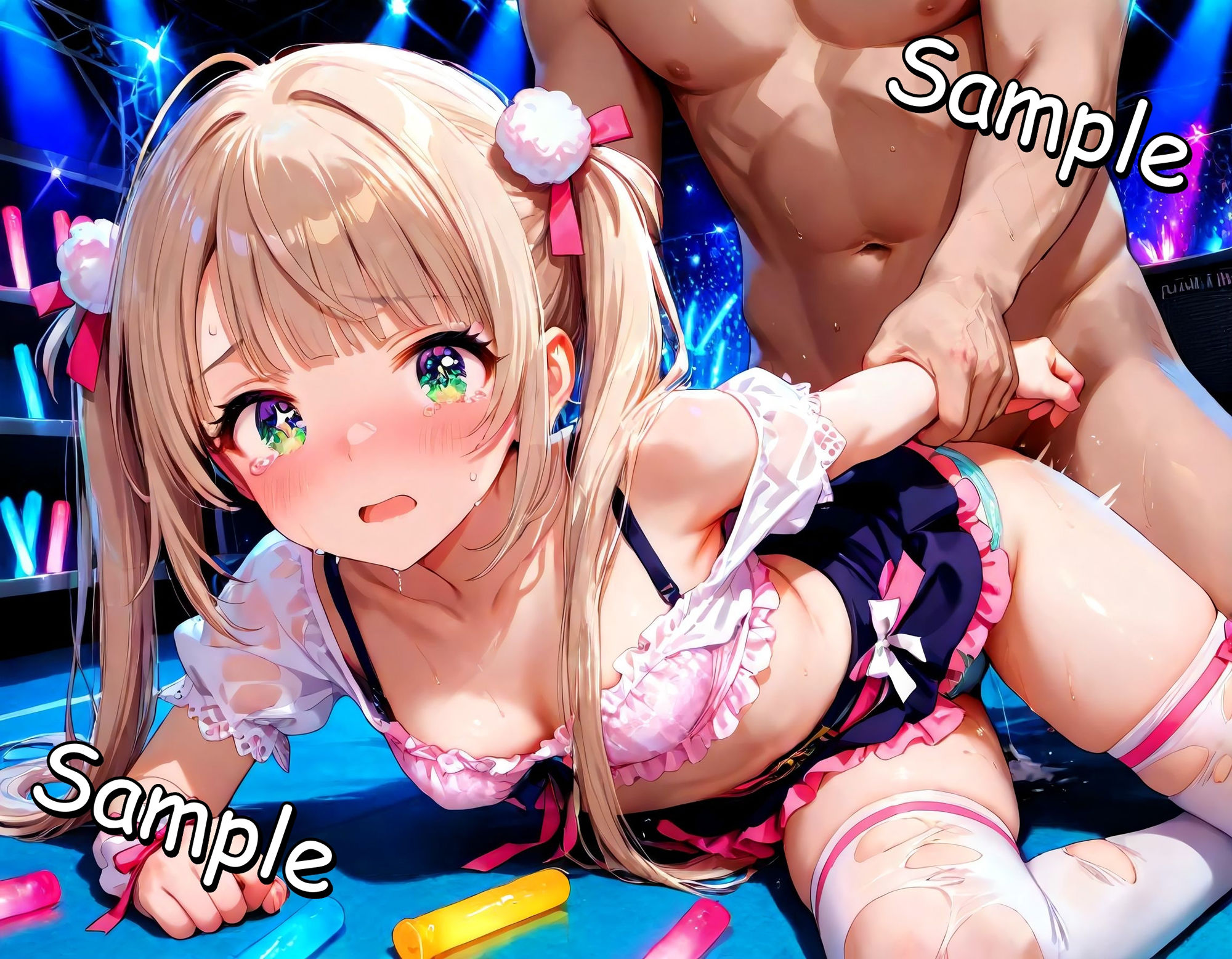 清純派アイドルが秘密の握手会でファンとヤっている話 サンプル4ページ目