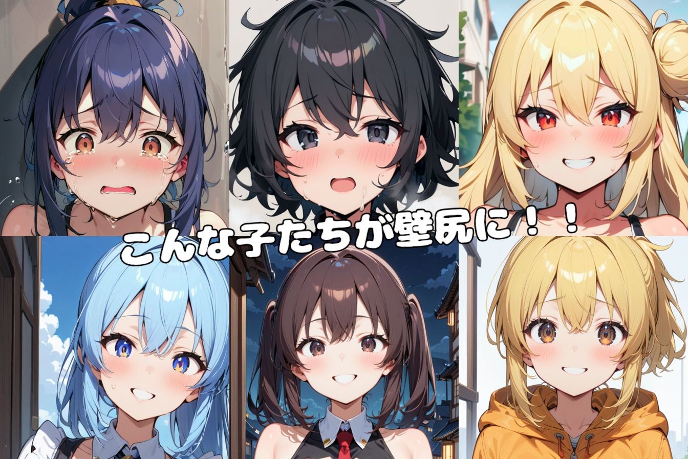 壁尻のある風景7 〜抜けないけど抜ける壁尻たち〜 サンプル1ページ目