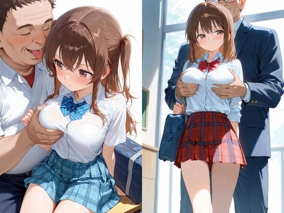 学園のアイドル揃いの図書委員を、性処理玩具オナホール調教！ サンプル2ページ目